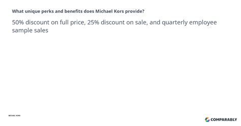 michael kors vacation policy|Michael Kors: Employee Benefits and Perks .